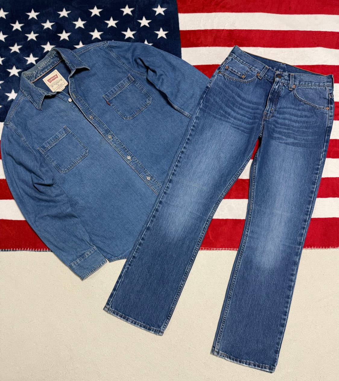 리바이스 빈티지데님셔츠 Levi’s Denim shirt [XL]워크셔츠 상품이미지10