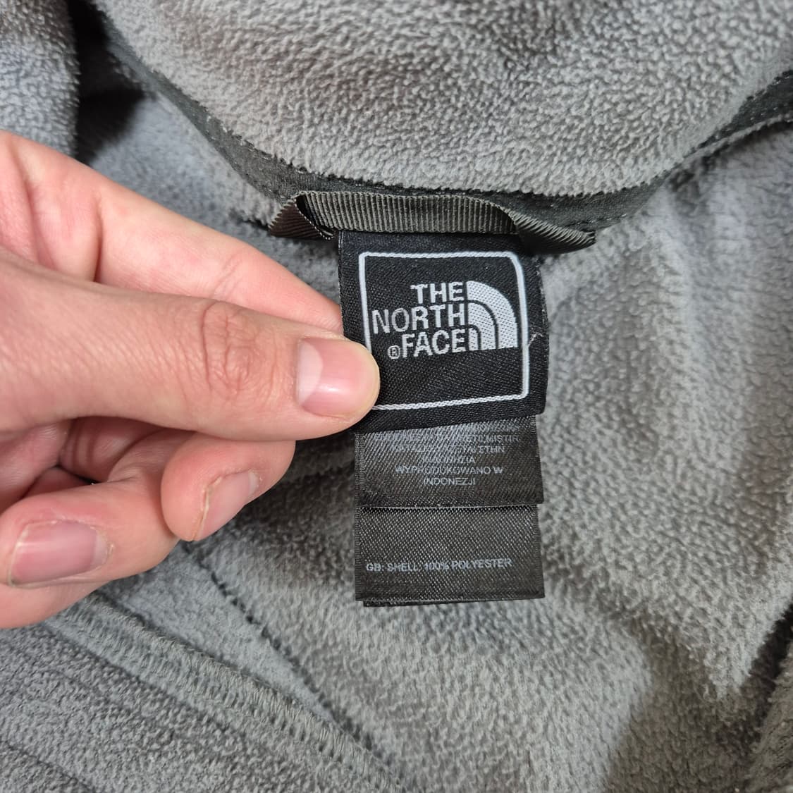 노스페이스 로고 플리스 후리스 자켓 S(90) 상품이미지5