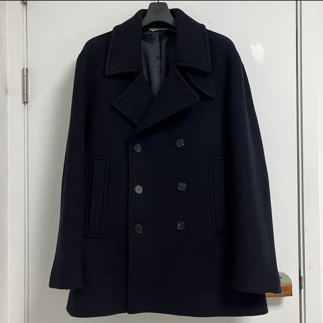 [2 (L~)]블랭크룸 피코트 네이비 상품이미지2