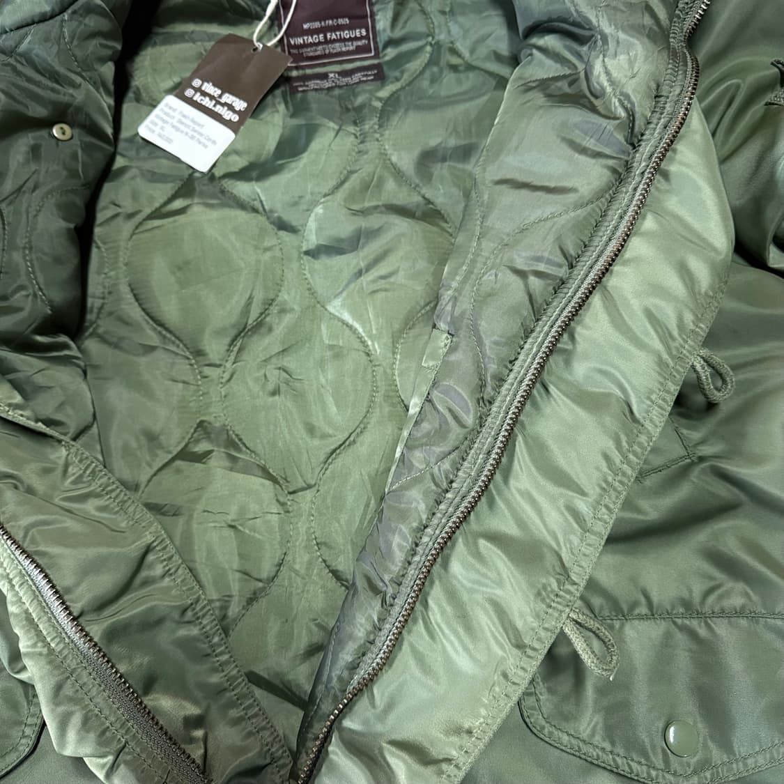 Flash Report 스텐실 시니어코드 N-3B 파카 XL 상품이미지5