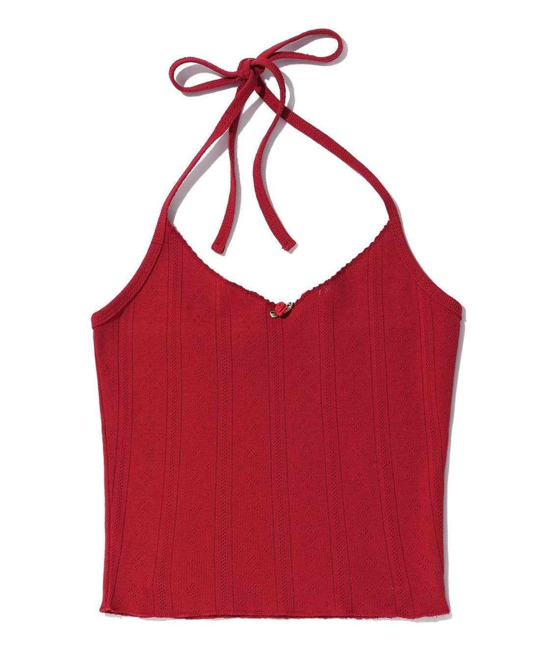 유희 eyelet sleeveless red 상품이미지1