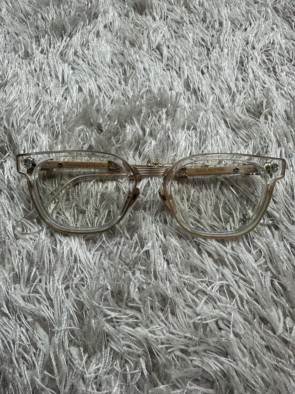 [52-21-152] 정품 크롬하츠 덕 버터 크리스탈 골드 플레이트 상품이미지3