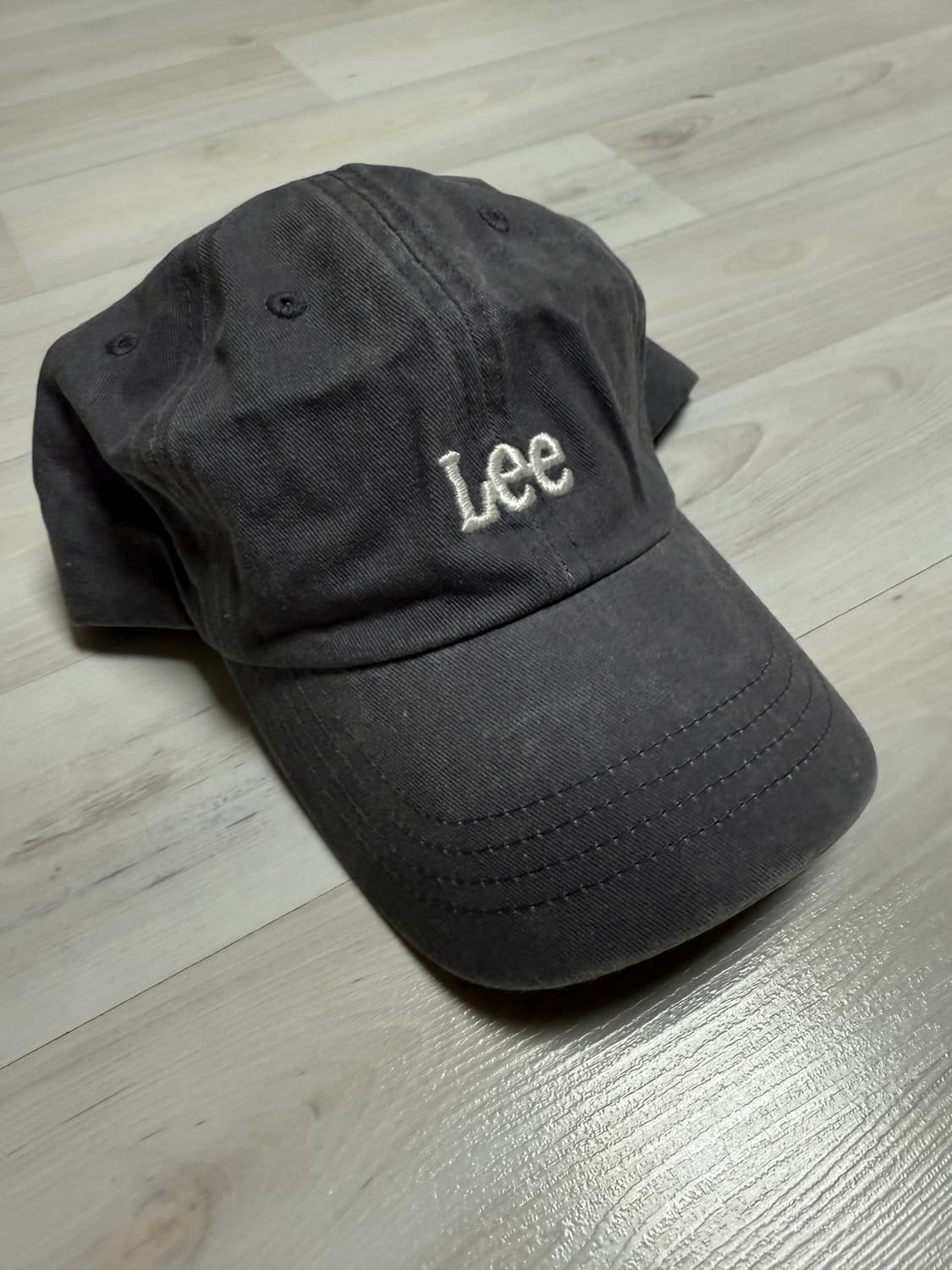 리 트위치 로고 피그먼트 볼캡 차콜 상품이미지6