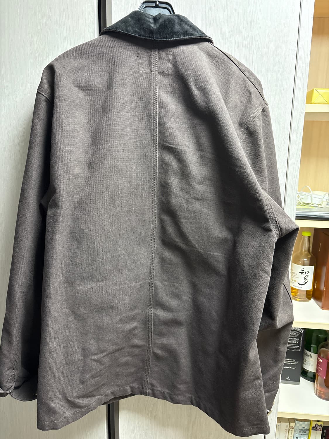 칼하트 wip 디어본 초어코트 토바코 블랙 L 상품이미지3