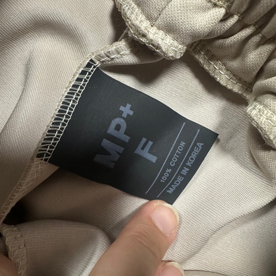 ✨ (만원 빈티지) 빈티지 스트링 밴딩 와이드 팬빈 상품이미지4