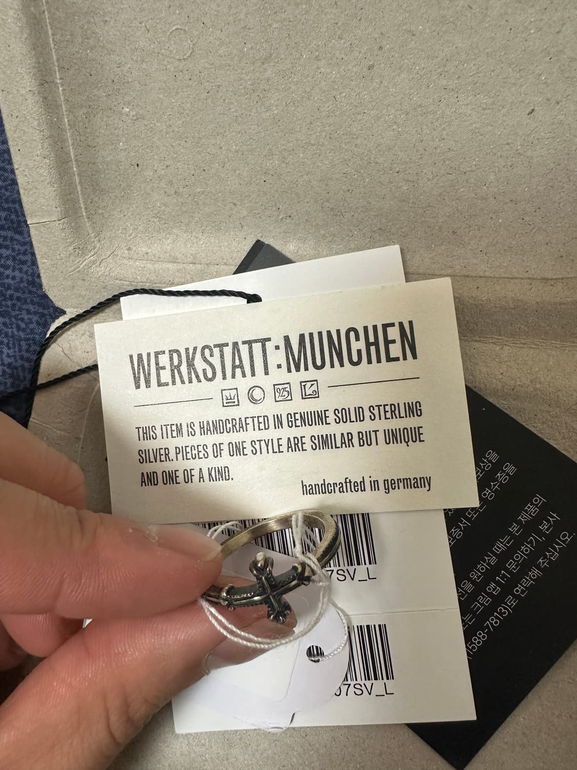 새상품 베르크슈타트 뮌헨 실버 링  상품이미지7