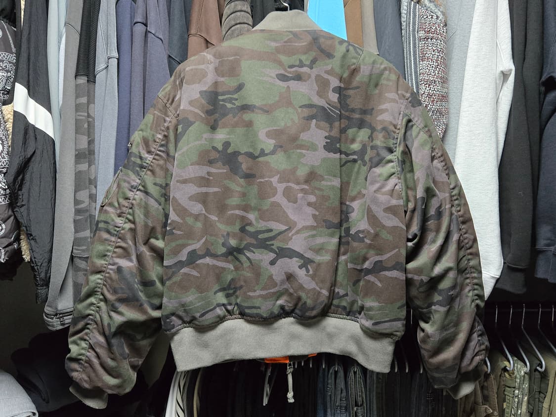 [판매](L)이티씨이 리버시블 오버사이즈 봄버 - 나이트 정글 상품이미지2