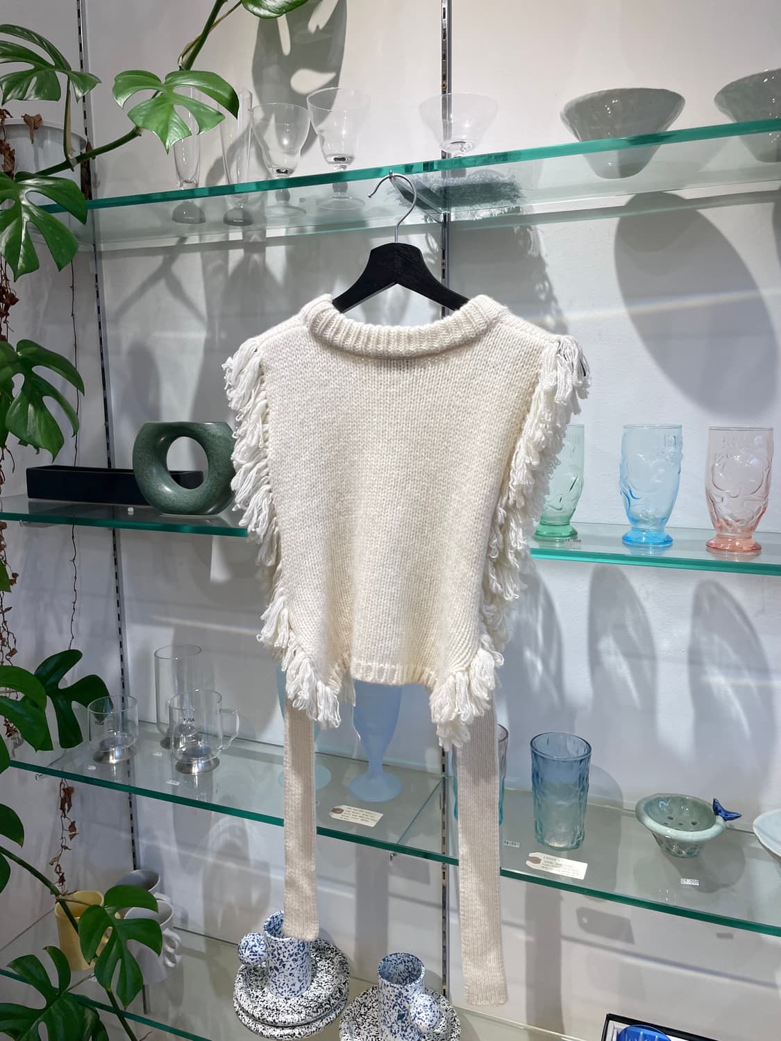 HYKE knit vest 상품이미지6