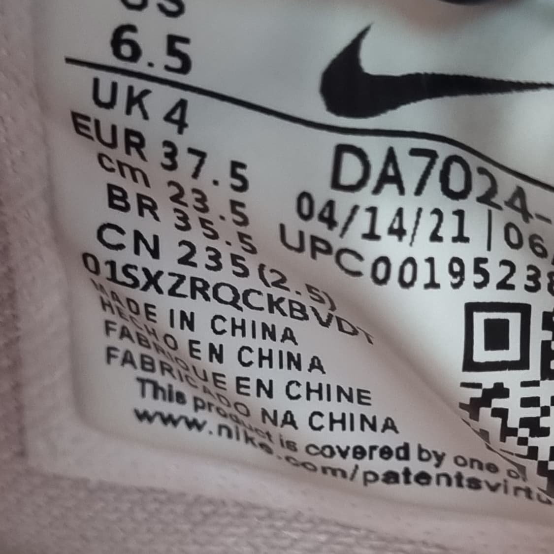 나이키 에어포스1 폰탄카 여성운동화235  상품이미지6