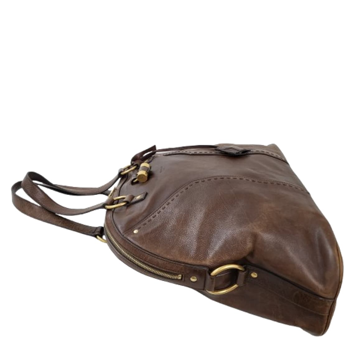 정품 생로랑(입생로랑) 뮤즈백 브라운 라지 상품이미지4