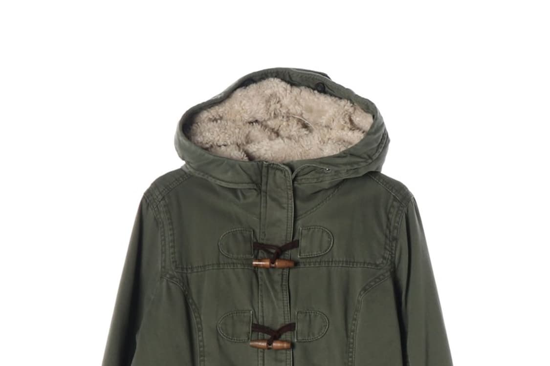 아베크롬비 양털 떡볶이 야상 점퍼 M 상품이미지3