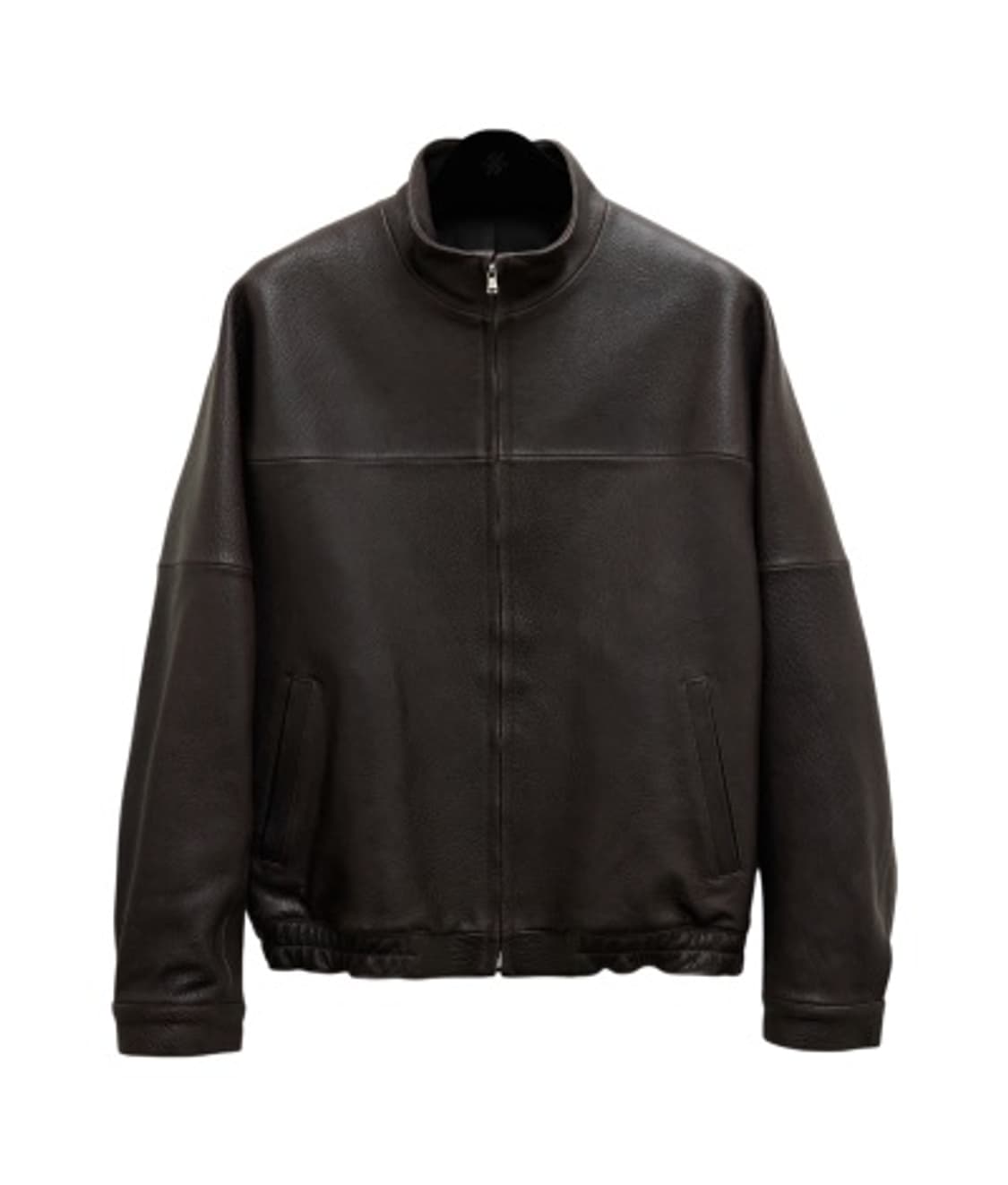 유스 하이넥 레더 블루종m 구해요 상품이미지1