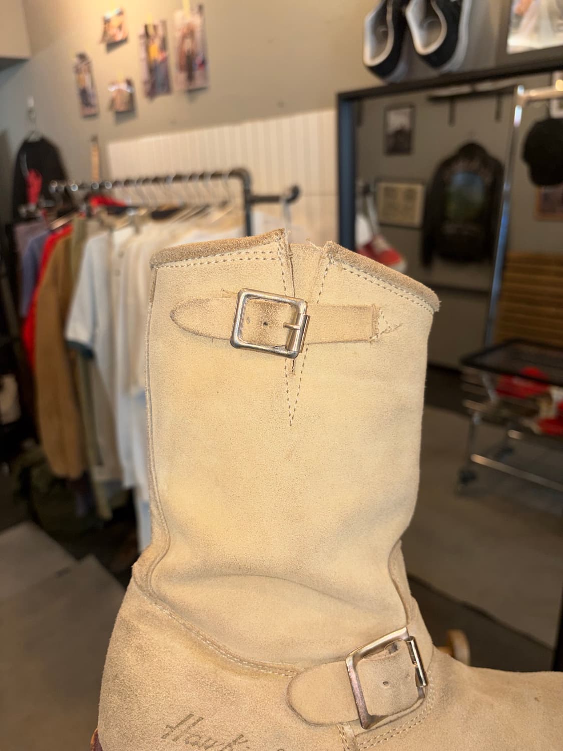 Hawkins suede beige engineered boots (8) 상품이미지7