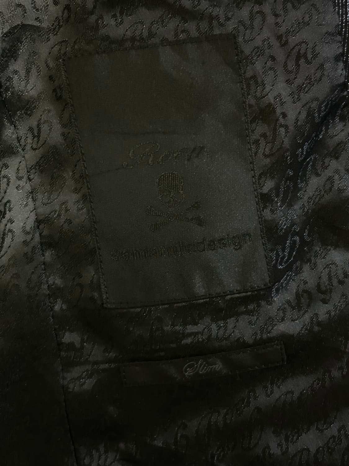 *rare* Roen X Semantic design 고딕 블랙 코팅자켓 상품이미지2