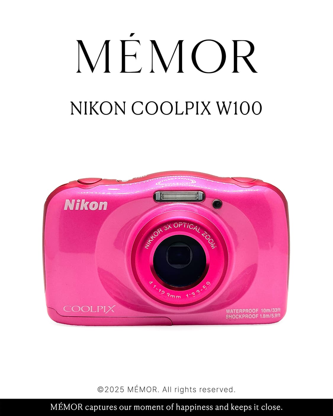 찰스엔터님사용/방수기능💦NIKON COOLPIX W100 니콘 디카 상품이미지1