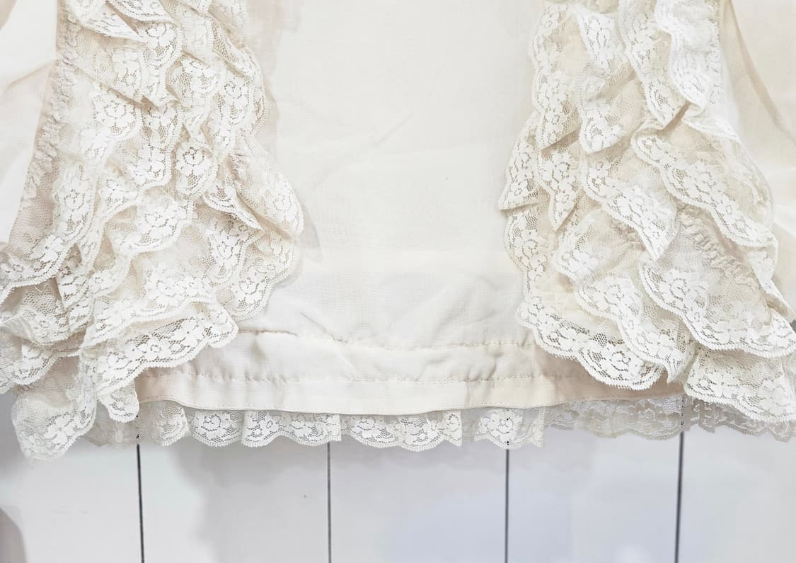 0327레이스 프릴 퍼프 볼레로 상품이미지4