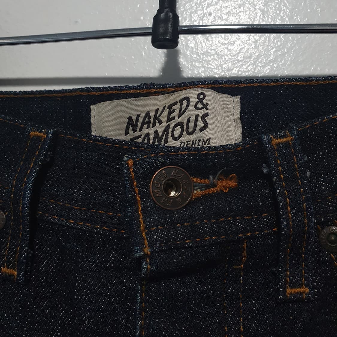 네이키드앤페이머스 네페진 오카야마 스피릿3 생지 데님팬츠 셀비지 31인치 상품이미지4