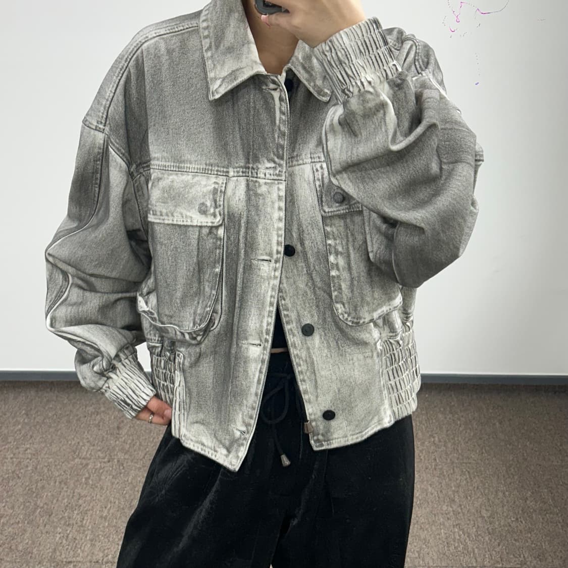 Maison mined 메종미네드 빈티지 워싱 데님 자켓 상품이미지2