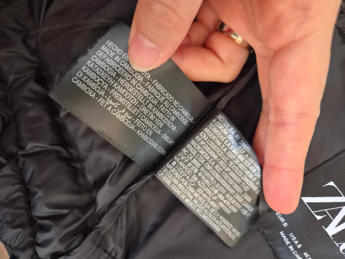 자라 여성 크롭패딩점퍼 S사이즈 상품이미지9