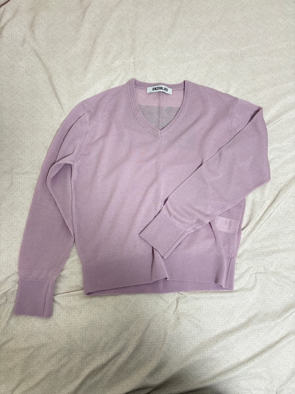 엔조블루스 브이넥 니트 상품이미지6