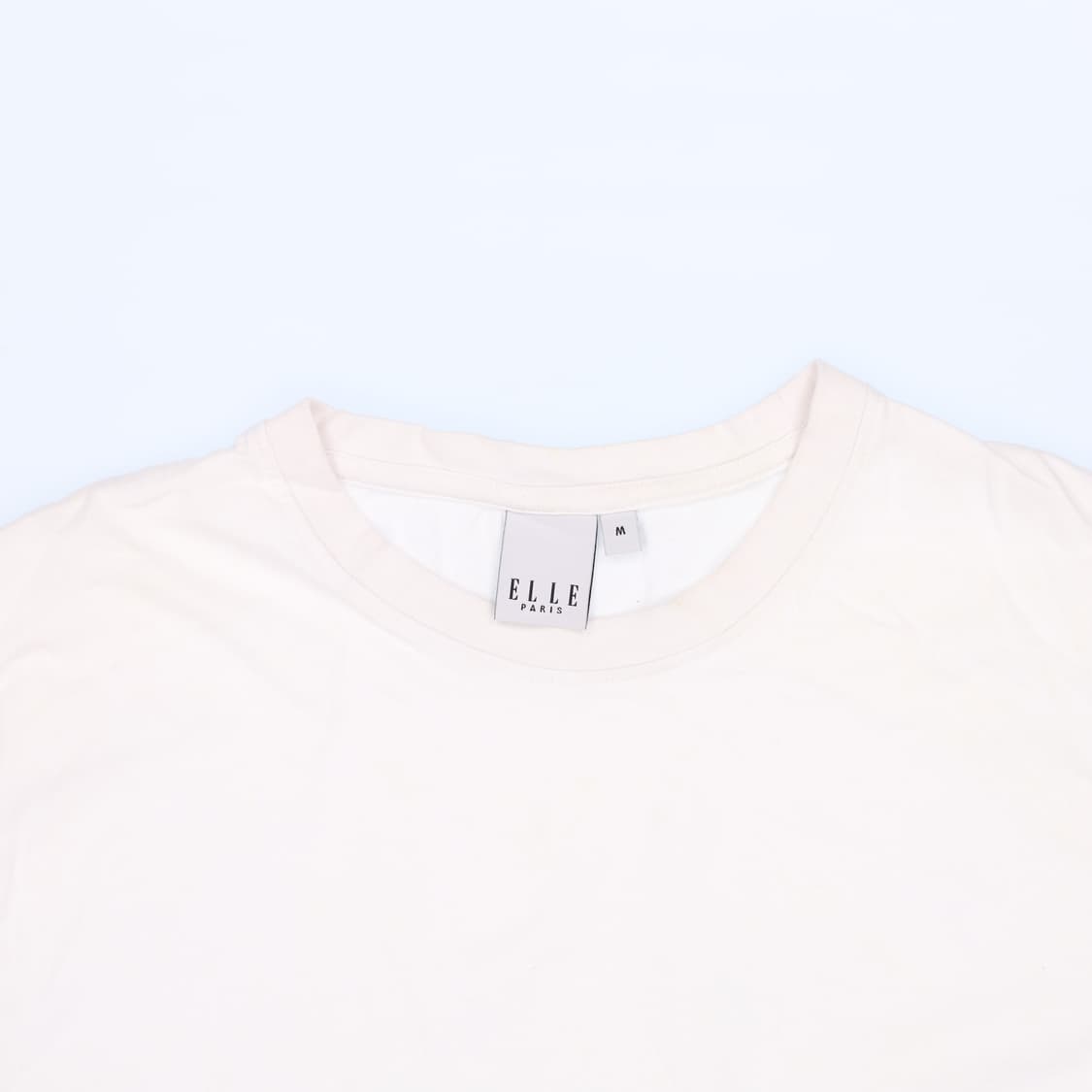 [M] 엘르파리스 남성 라운드 기본 무지 긴팔티 0115J 상품이미지3