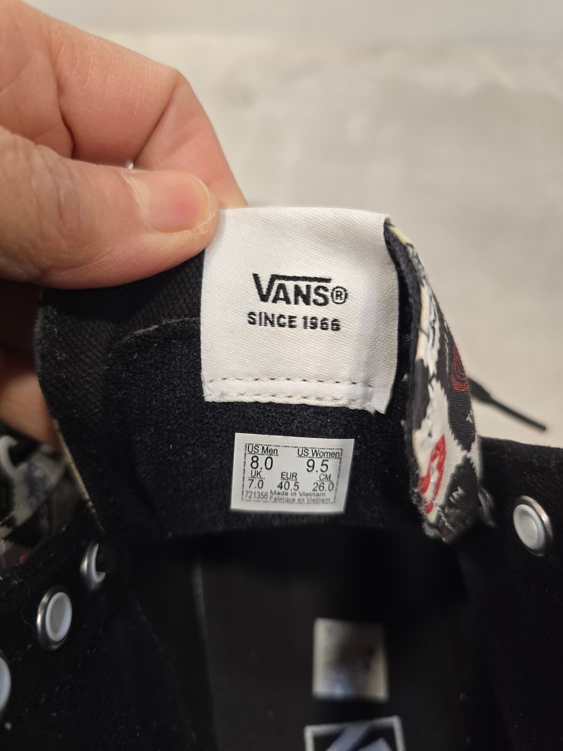 반스 SK8 하이탑 테이퍼드  스니커즈 260 상품이미지7