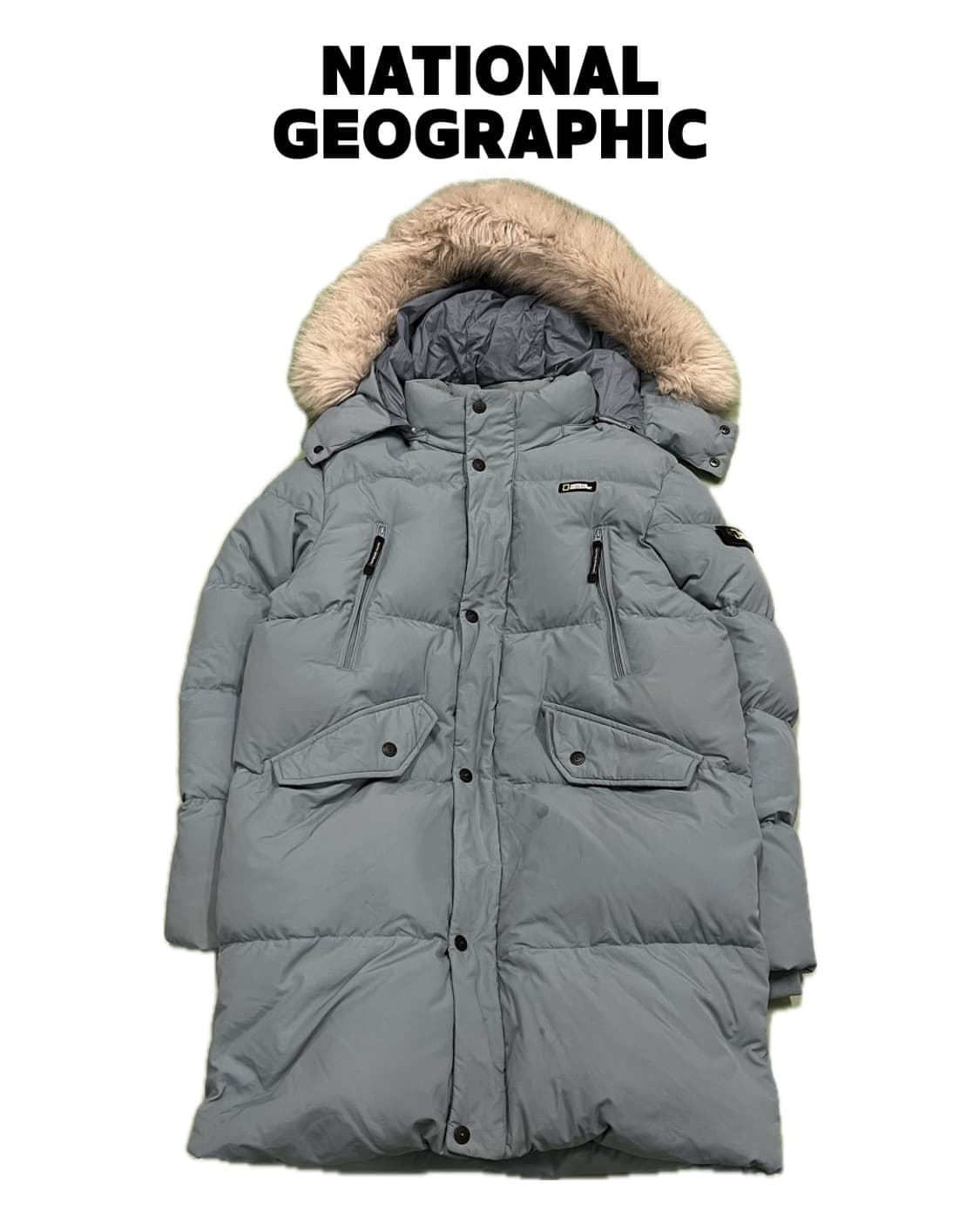 (160) 나내셔널지오그래픽 키즈/우먼스 덕다운 롱 패딩 자켓 상품이미지1