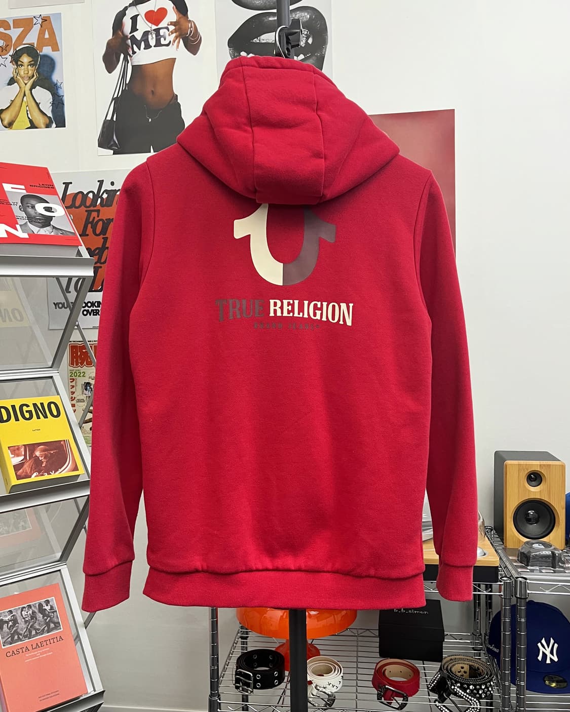 트루릴리젼 빅로고 보아 퍼 후드집업 상품이미지7