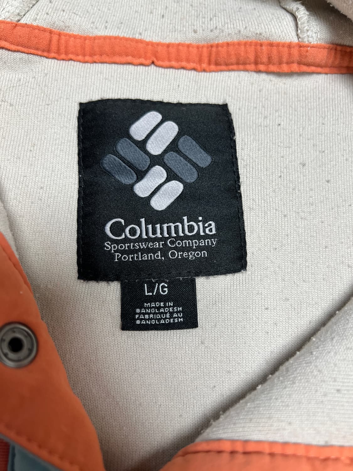 [L] Columbia 후드 플리스 베이지 상품이미지4