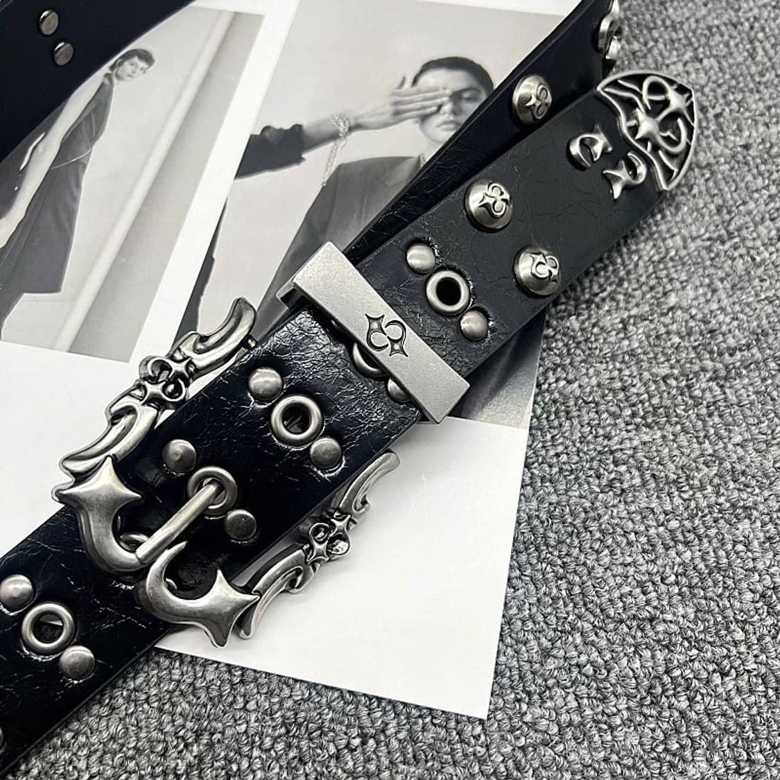 스터드 래더 벨트 상품이미지8