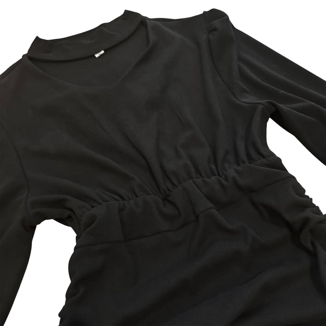 블랙 초커 스트링 원피스 상품이미지2