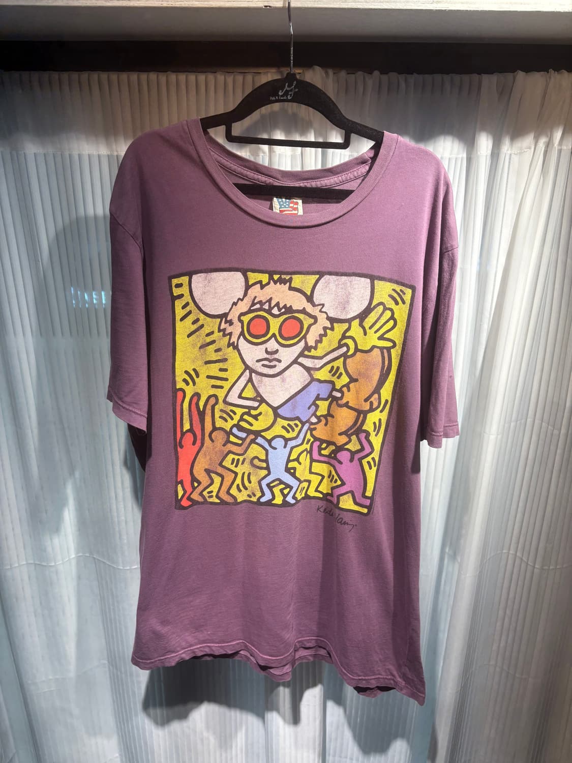 정크 푸드 키스해링 반팔티셔츠 L 상품이미지1