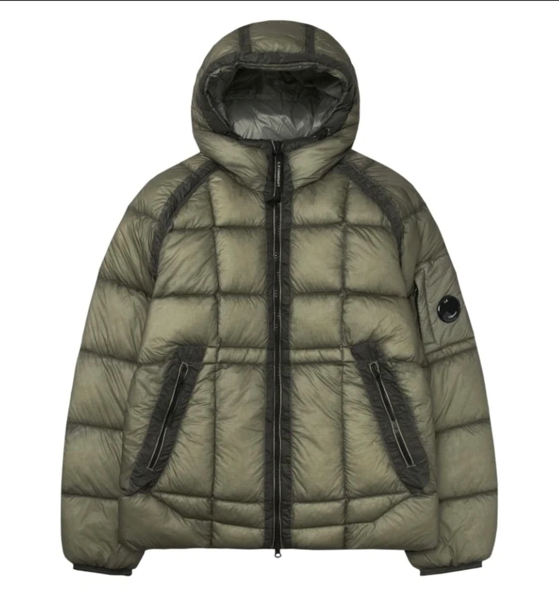 C.P. 컴퍼니 D.D. 쉘 후드 다운 자켓 펀가이 그레이 - 25FW 상품이미지1