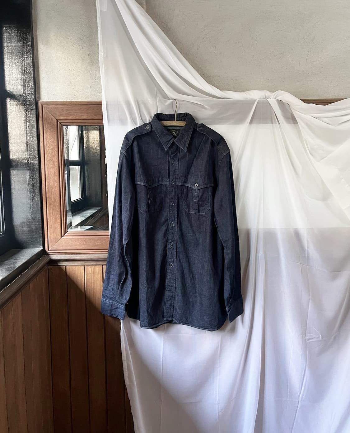 RRL indigo work denim shirkt 상품이미지6