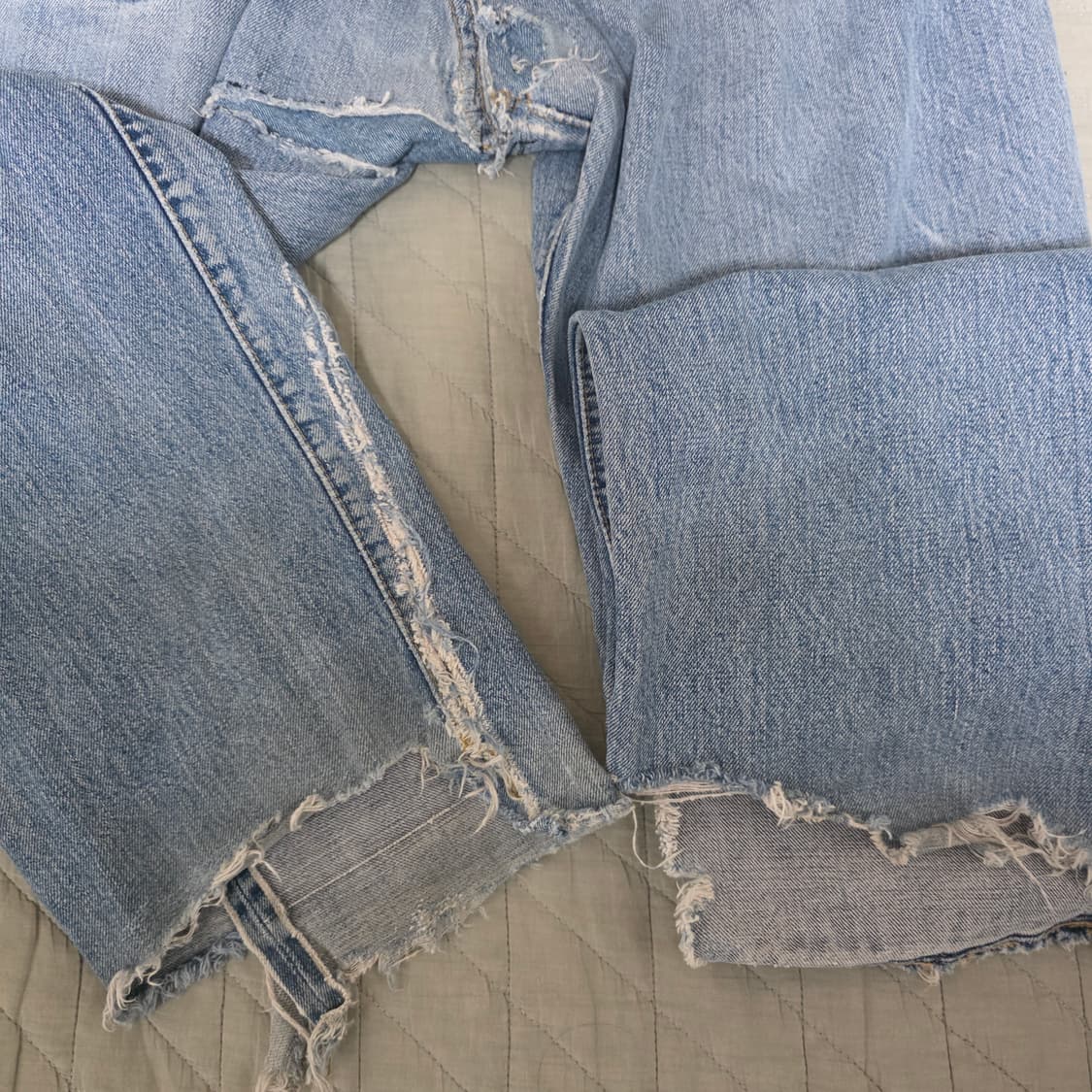 [34] 빈티지 리바이스 66전기 트래쉬드 501 데님팬츠 상품이미지7