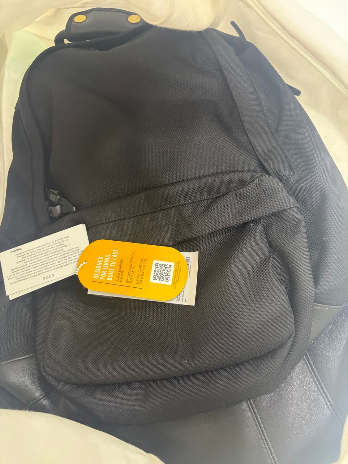 26ss 비즈빔 22L 백팩 블랙 새제품 상품이미지1