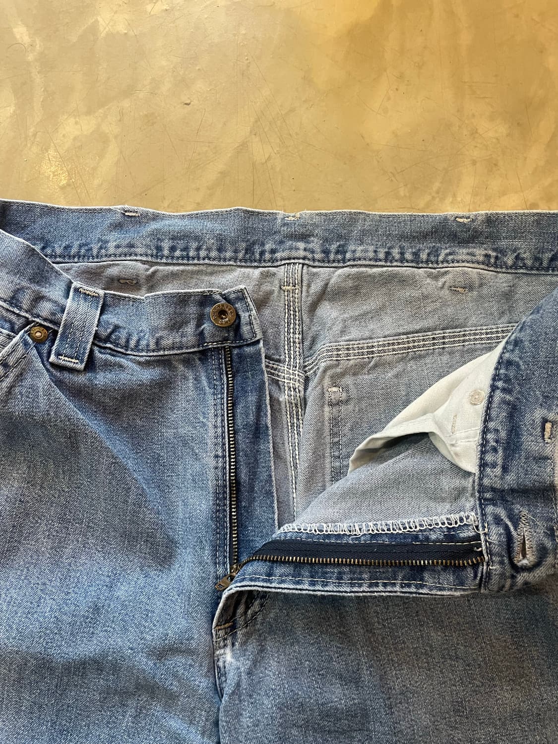 90~00s 빈티지 Lee Dungarees 카펜터 데님 36x32 상품이미지5