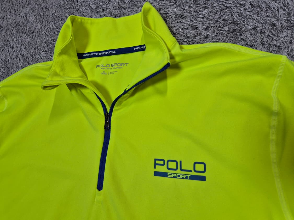 폴로 랄프로렌 스포츠 남성 하프 집업티 M 상품이미지2