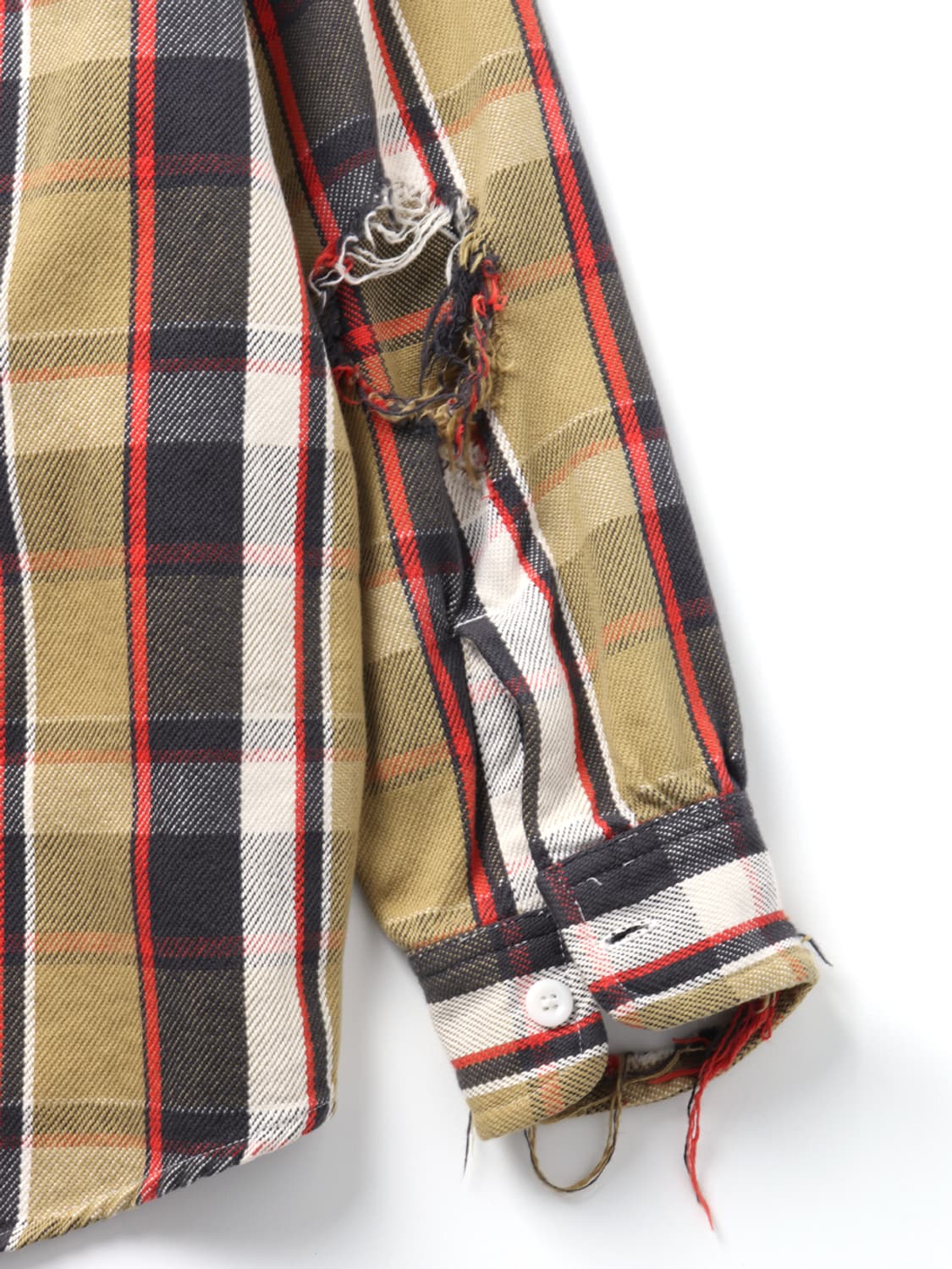 바우와우 BOWWOW Repair Ageing Flannel Shirts 상품이미지10