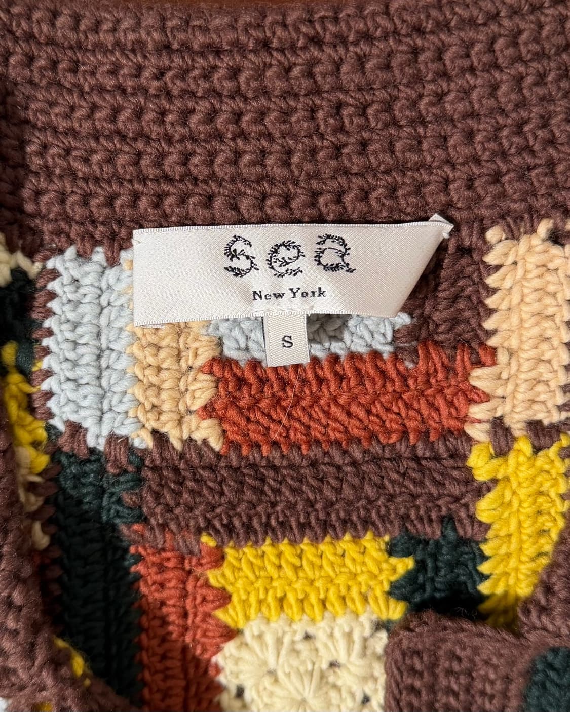 씨 뉴욕 브라운 아그네스 크로쉐 베스트 상품이미지7