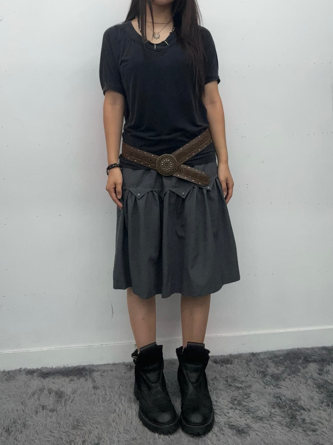 디젤 사이드 디테일 반팔 티셔츠 상품이미지2