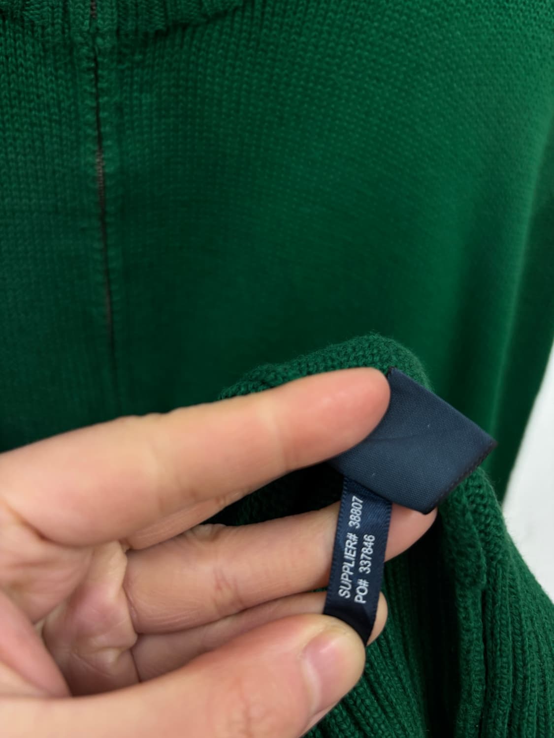 폴로랄프로렌 울 니트 반집업 상품이미지6