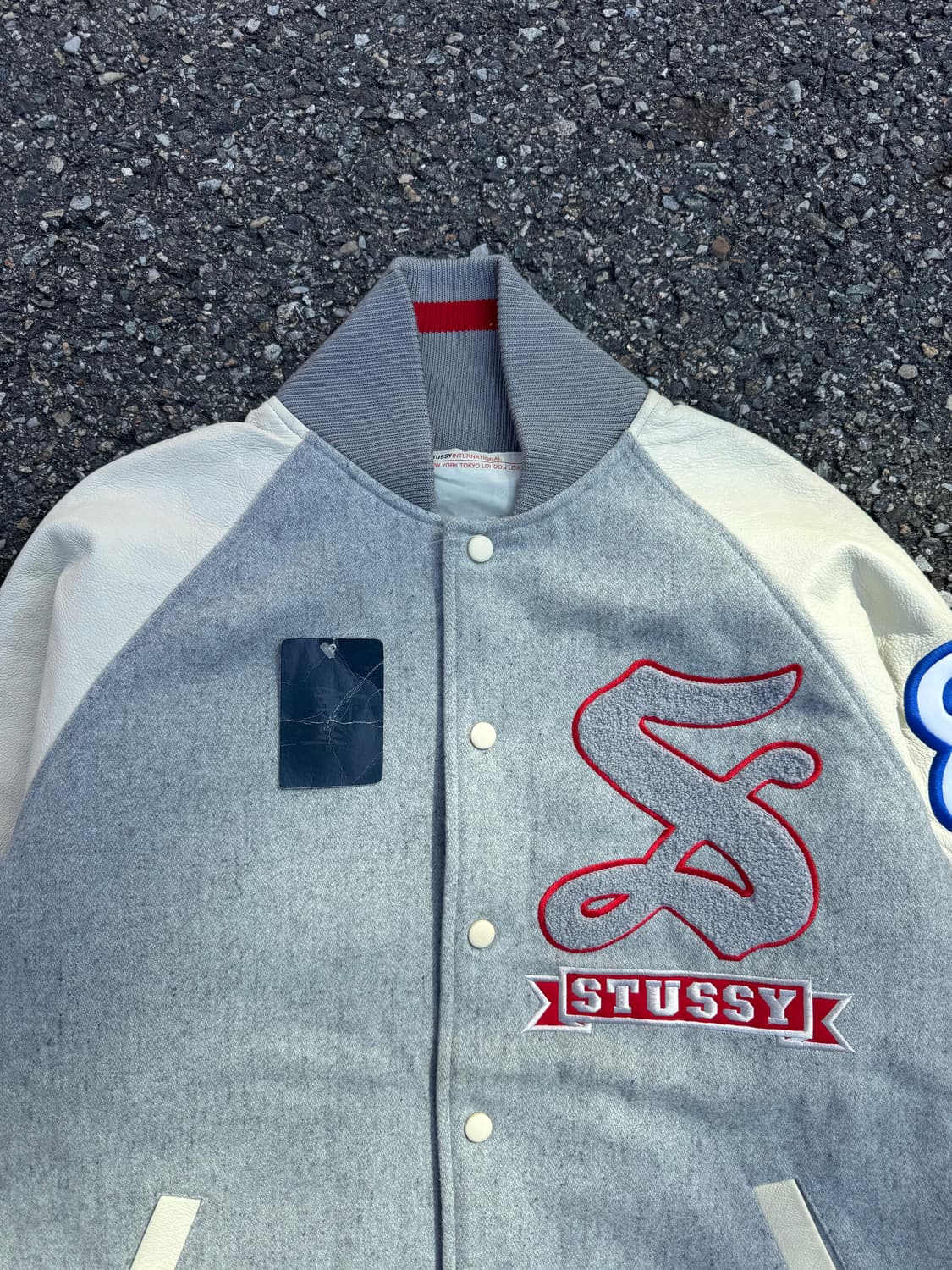 (Deadstock) 00s 스투시 바시티 자켓 상품이미지2