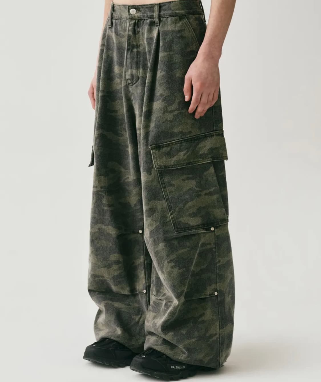 Side Big Cargo Pants CAMO 상품이미지1