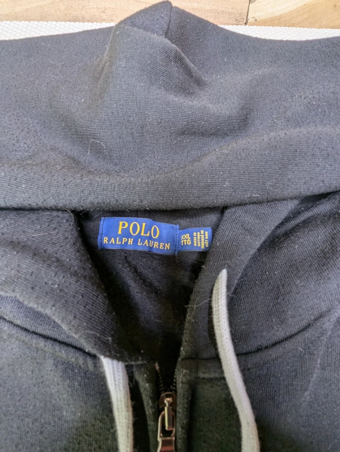 폴로 랄프로렌 빅 포니 더블 니트 후드 집업 상품이미지4