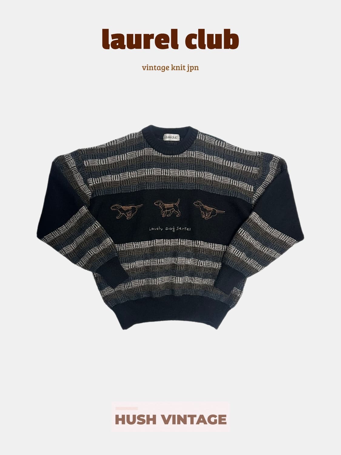 Laurel club® 올드스쿨 니트 일본빈티지 상품이미지9