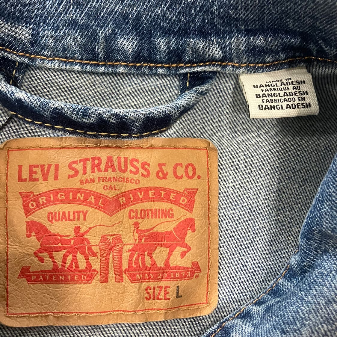 119 리바이스 데님 청자켓 상품이미지3