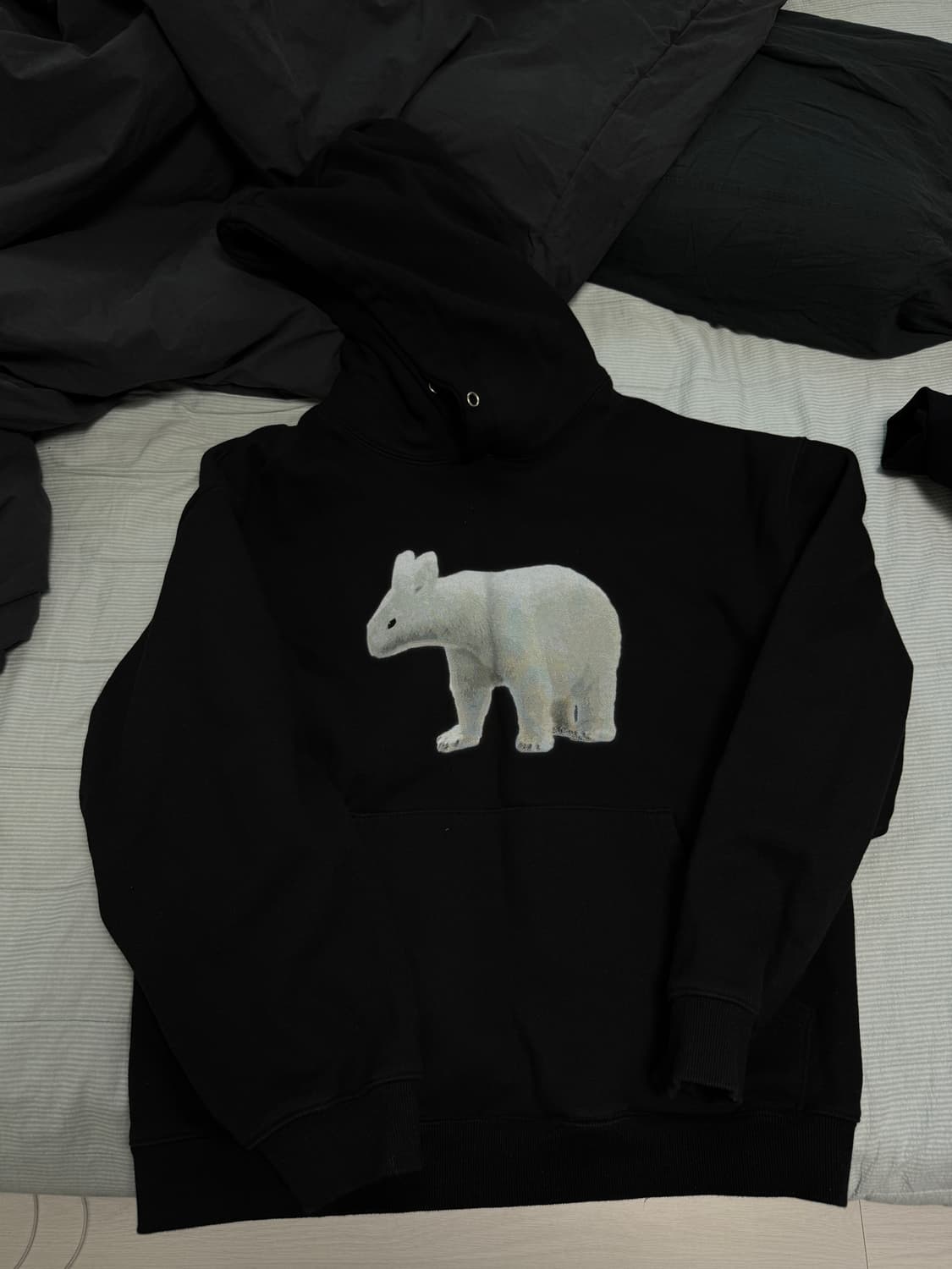 더콜디스트모먼트 polar rabbit 후드티 L 상품이미지1