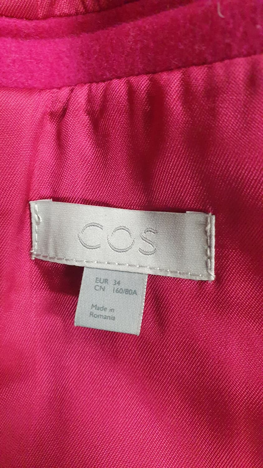 COS 핑크 코트 EUR 34 상품이미지3