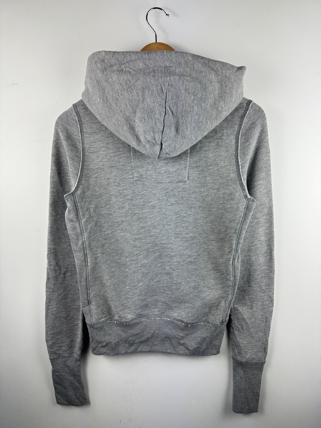 아베크롬비 아치로고 그레이 딱붙 후드집업1698 상품이미지4